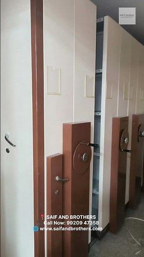 Compactor Storage Rack for Office & Warehouse | File Storage System | Saif & Brothers India