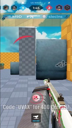 Playing a Tournament in Roblox Valorant! (Rush Point) #valorant #roblox #fyp