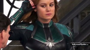 Brie Larson Filming 'Captain Marvel' in LA