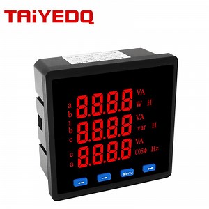 [Hot Item] Three Phase LED Digital Energy Voltage Frequency RS485 Multi-Functon Watt Hour Panel Meter