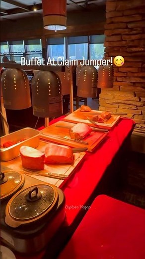 Buffet at Claim Jumper in Las Vegas #explorevegas #vegasbuffet