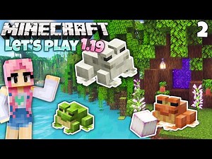 Collecting FROGS 🐸 (& Froglights!) | Minecraft Let’s Play 1.19 | Ep 2