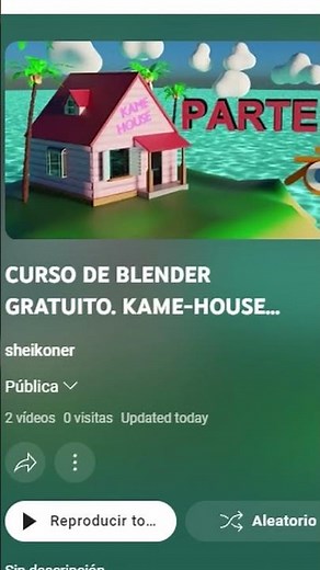 Aprende a modelar en blender en español gratis! #blender3d