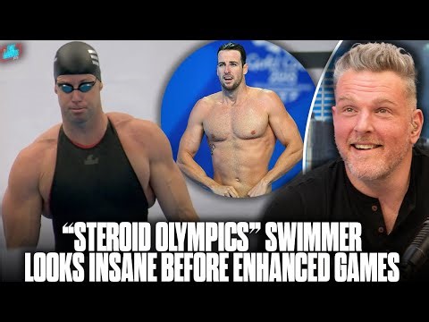 "Steroid Olympics" Swimmer Is Juiced To The Gills, Looks Absolutely Insane | Pat McAfee Show