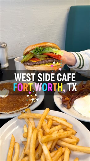 ✨🥞 POPULAR COMFORT FOOD CAFE IN FORT WORTH // HOMESTYLE BREAKFAST, LUNCH, PIES, DESSERTS // TAG WHO YOU’RE TAKING HERE 🥧✨ #FortWorthLoveList // If you’re craving a home-cooked meal with southern hospitality and delicious food, @westsidecafeftw is the spot! This popular diner has been serving up country-style cooking since 1996 and truly feels like home.🥰 Breakfast is served all day and lunch is available starting at 10:45AM. Everything is super affordable and we highly recommend trying their 