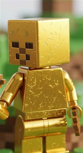 🦴 Rare GOLD LEGO Minecraft Skeleton Minifigure! #LEGO #Minecraft #Shorts
