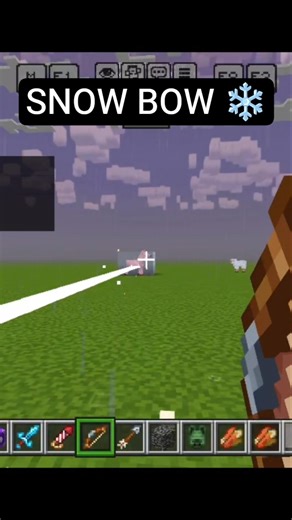 snow bow ❄⛄⛄ #commander #minecraft #comandblock#ice