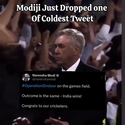 #AsiaCupFinal Modiji Tweet After India Won The Asia Cup Final 🔥 Congratulations India | Modi Supporter’s