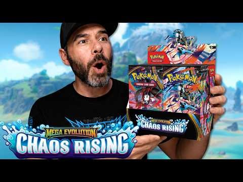 Chaos Rising Booster Box Opening | Chase Card Hunt!