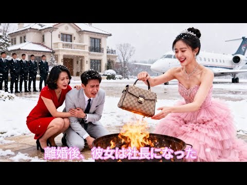「日本語の吹き替え」5 年間の恋愛、夫が私的飛行機を愛人の誕生日プレゼントに！彼女は即座に離婚、今は CEO になり元夫をひざまずかせて謝らせる！ #人気短編ドラマ