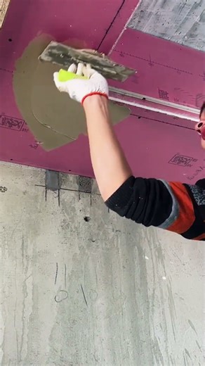 Leveling uneven ceiling sections #shorts