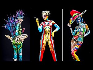 female body painting 🎨 #bodypaint