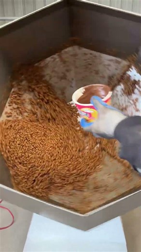 Octagonal seasoning machine,also known as octagonal mixing machine,octagonal blender. #foodmachine