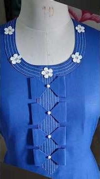 Creative Unique Neck Design Pattern with Easy Stitch Method #neckdesign #sewingtips #DIYstyle