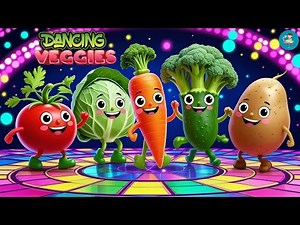 Dancing Vegetables Song 🌽🥕 | Funny Veggies Dance Song | Learn Vegetables with Music