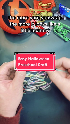 This easy halloween mummy craft is great for little kids learning and developing motor skills. #mummy #halloween #kidscrafts #momtok preschool craft ideas, activities for kids, craft diy for kids, kids easy craft ideas, creative kids crafts, little kids crafts ideas, craft with kids, kids simple craft, kids arts and craft ideas, craft ideas for children, halloween crafts for kids, halloween crafts to sell, halloween craft decor, halloween craft ideas, halloween craft 2022, halloween craft ideas