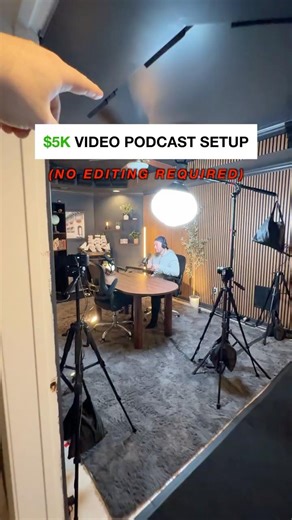 Basement Turned Video Podcast Studio
