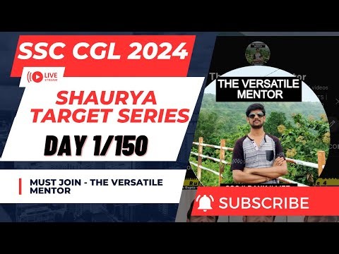 Day 1/150 Shaurya SSC Target Series 2024 🔥🔥 ये करके दिखाओ ❤️ #ssccgl #cgl2024 #ssc #cgl #target