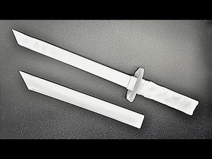 Paper Samurai Sword || How to make Origami || Paper Craft Tutorial