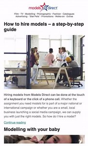 All the latest News, Info & Blogs with Models Direct. #news #info #modelling #blogs #modelsdirect | Models Direct | Facebook