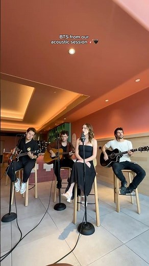 Behind the scenes of our acoustic videos 🎸✨ #comingsoon #firsttoeleven #acoustic #acousticcover