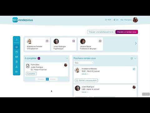 Visite rapide du portail client