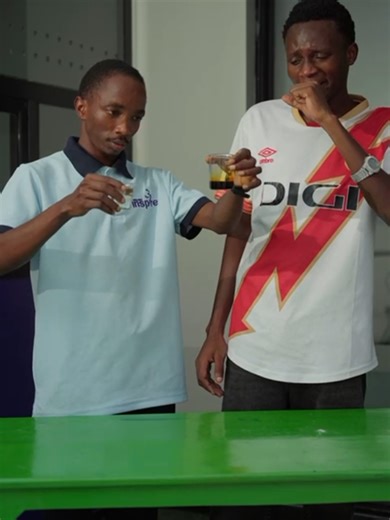 Colourful chemistry. Color changing science trick.