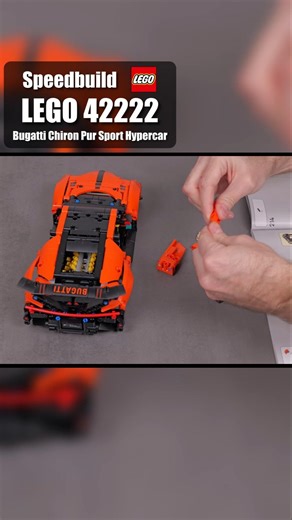 LEGO 42222 Speedbuild | LEGO Bugatti Chiron Pur Sport Hypercar | Timelapse 2026 Asphalt Legends
