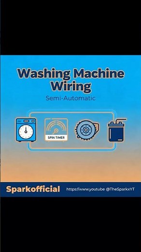 Semi-Automatic Washing Machine Wiring Diagram | Easy Washing Machine Repair Guide #dryerrepair