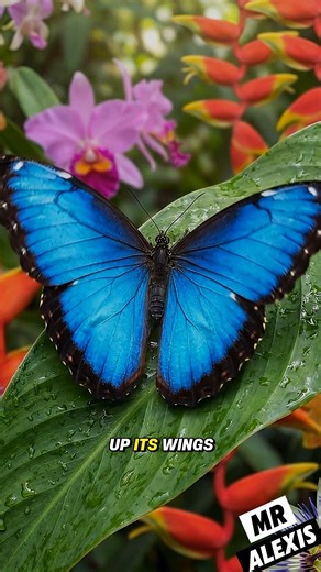 Mr Alexis Discoveries | 🦋 Blue Morpho Butterfly: The Shimmering Jewel of the Rainforest with Electric Blue Wings ✨🌿 #BlueMorpho #RainforestBeauty #AmazingInsects... | Instagram