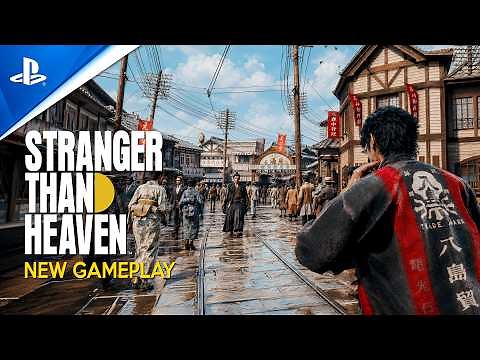 STRANGER THAN HEAVEN New Gameplay Reveal | MARTIAL ARTS Street Crime Japanese Mafia Open World