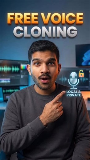 Stop paying for voice cloning. Qwen3-TTS can copy a voice from a short sample and control emotion too. Comment VOICE and I will send the link. #ssktechy #voicecloning #texttospeech #aitools #comfyui | ssktechy
