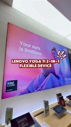 𝔼𝕞𝕖𝕝𝕚𝕪𝕒 ( Upik ) on Instagram: "Sebagai konten kreator, aku butuh device yang fleksibel buat ngikutin semua aktivitasku. Makanya kali ini aku mampir ke Lenovo Exclusive Store Bintaro di Bintaro Jaya Xchange Mall 2 lantai 1. Produknya lengkap dan bisa langsung cobain sesuai kebutuhan. Pilihan aku jatuh ke Lenovo Yoga 7i 2-in-1. Desain 2-in-1, layar PureSight OLED, dan performa Intel®️ Core™️ Ultra 5 Processors cocok buat workflow kreatif. Buat para konten kreator, ini device yang cocok ban