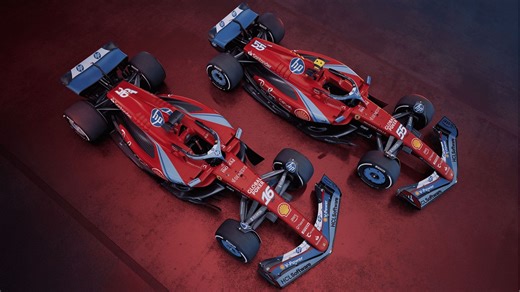 In Pictures: Ferrari launches their much-anticipated ‘blue’ Miami GP livery