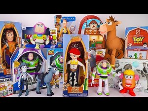 Box filled with Toy Story Collection | Toy Story Woody & Jessi & Buzz Lightyear & Mrs. Potato Head