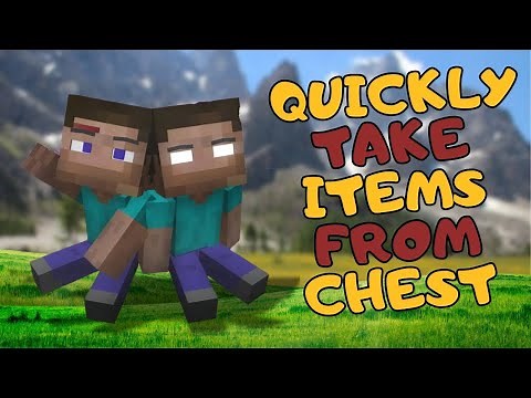 How to Quickly Take Items from Chest in Minecraft | Minecraft Tutorial (2025)