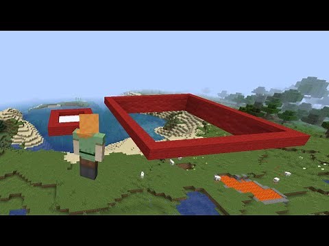 Size change portal in Minecraft