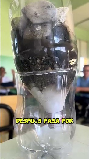 This is how a homemade water filter works step by step 🚰💦