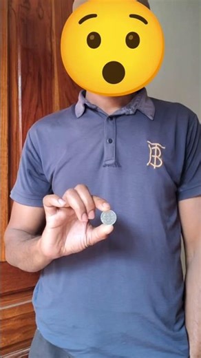 magic 😲 सामने का सिक्का हांथ में कैसे गया 😱 #coinmagic #shorts #ytshorts