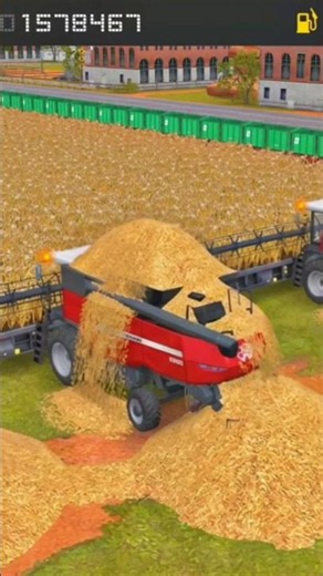 Overload Harvesters With Seeds #fs18 #varalshorts #tendingshorts #newshort #shorts #short #gamingsho