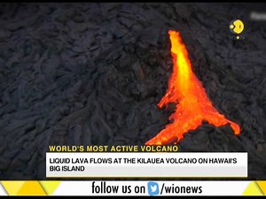 Watch: World's most active Volcano