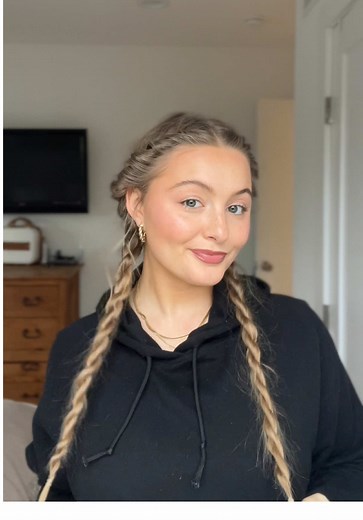 Rope Braid Tutorial for Heatless Beach Waves