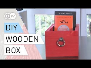Wooden box DIY | How to make wooden boxes quick and easy | Tutorial drawer-style storage boxes