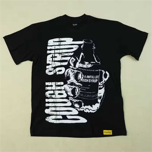 New Y2K T-shirt Men's T-shirt Street Wear High Quality 100% Cotton This Is a Very Popular Men's Cough Syrup T-shirt