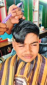Sharp High Fade with Straight Fringe | Trendy Boys Haircut Tutorial 2025 | Indian Hair Style