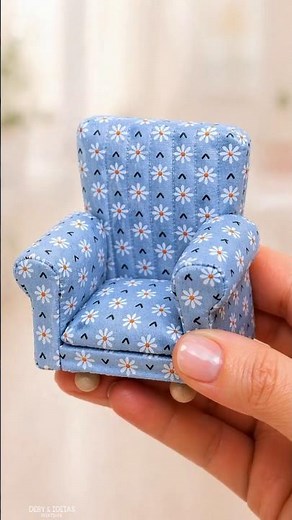 DIY Como fazer Mini Poltrona | 🥰 FOFA e feita com Papelão