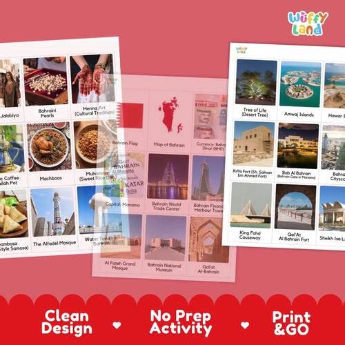 Bahrain Country Study Flashcards | Middle East Geography & Culture Activity