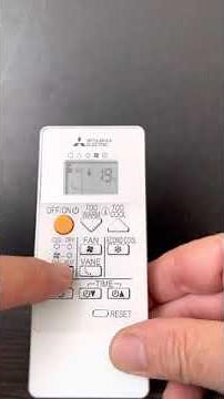 Passage en mode chauffage ou climatisation Télécommande MITSUBISHI HR gamme ESSENTIEL