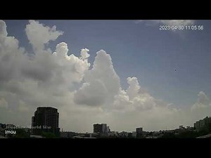 Rain Bomb|Rare 'Wet Microburst’ Caught on Camera in Stunning Timelapse