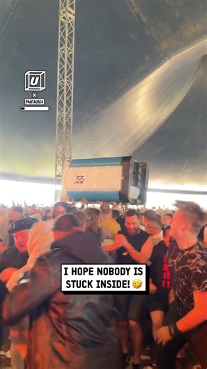 I caught a porta potty is crowd surfing 🤯 #wtf #concert | UNILAD